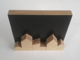 Zero Waste Black Skyline in Plywood