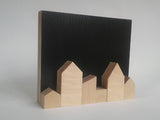 Zero Waste Black Skyline in Plywood