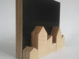 Zero Waste Black Skyline in Plywood