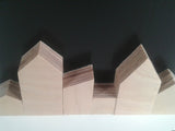 Zero Waste Black Skyline in Plywood