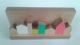 Zero Waste Multi Coloured Skyline in Plywood
