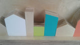 Zero Waste Multi Coloured Skyline in Plywood