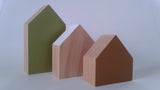 Set of 3 Zero Waste Timber Houses